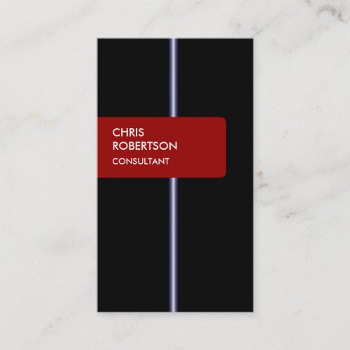 Black Blue Red Attractive Charming Business Card