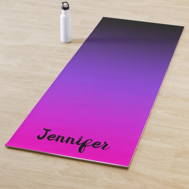 hot pink yoga mat
