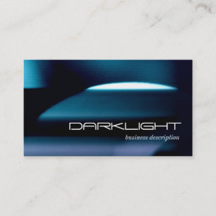 Black-Blue-White Abstract Modern Generic Business Card