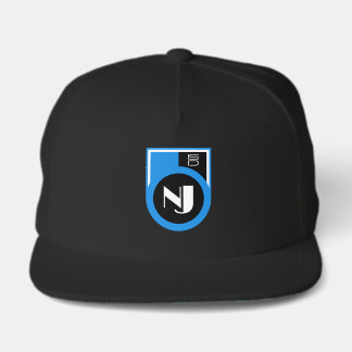 Black Blue White Streetwear ISD NJ Snap Back Hat