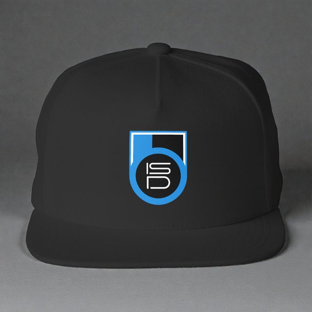 Black Blue White Streetwear ISD  Snap Back Hat (Creator Uploaded)