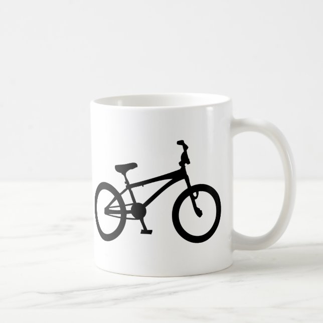 black bmx bicycle coffee mug (Right)