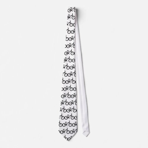 black bmx bicycle neck tie