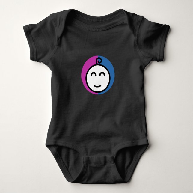 Black Body Baby Bodysuit (Front)