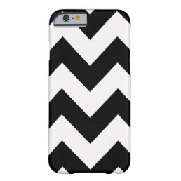 Black Bold Chevron Barely There iPhone 6 Case