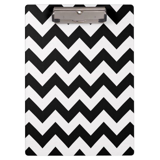Black Bold Chevron Clipboard (Front)