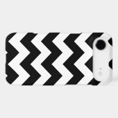 Black Bold Chevron Stripes Case-Mate iPhone Case (Back (Horizontal))