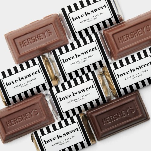 Black Bold Typography Love is Sweet Wedding