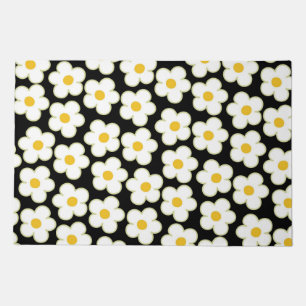 Black Bold Y2K Wildflower Vibrant Spring  Doormat