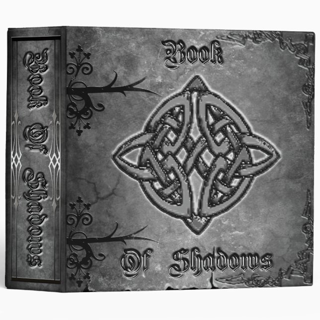 Black Book of Shadows Binder (Front/Spine)
