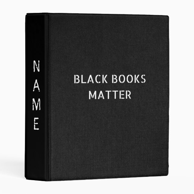 Black Books Matter Mini Binder (Front/Spine)