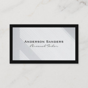 Black Border Abstract Modern Business Card