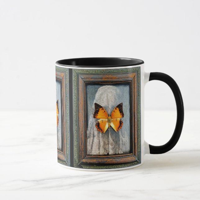 Black-Bordered Charaxes Butterfly Coffee Mug NV2 (Right)