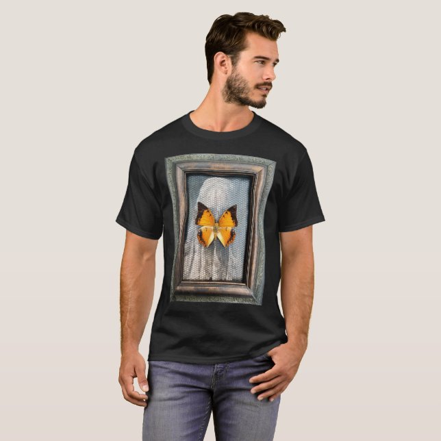 Black-Bordered Charaxes Butterfly T-Shirt (Front Full)