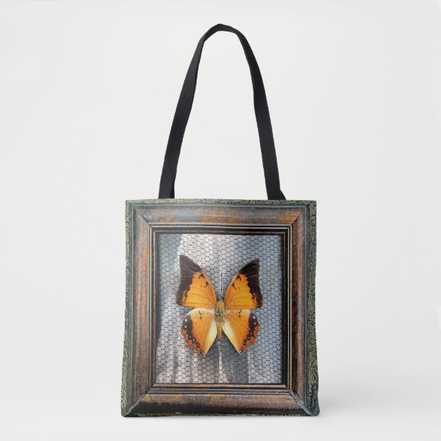 Black-Bordered Charaxes Butterfly Tote Bag (Front)