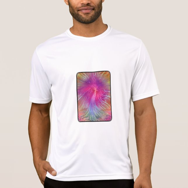 Black Bordered Rainbow Tree T-Shirt (Front)