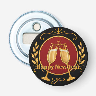 Black Bottle Opener - Happy New Year