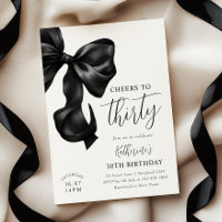 Black Bow 30th Birthday