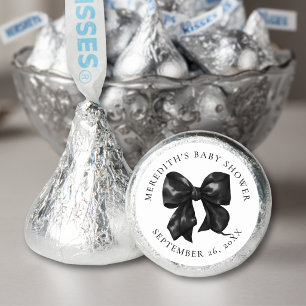 Black Bow Baby Shower Hershey®'s Kisses®