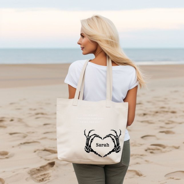 Black Bow Gothic Tote Bachelorette Bridesmaid gift Bag (Creator Uploaded)