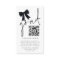 Black Bow Grad Graduation QR Code College Fund