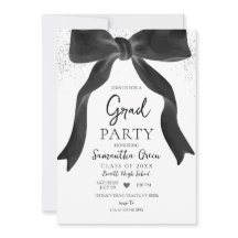 Black Bow Graduation Party