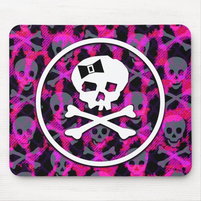 Black Bow Mouse Pad (Front)