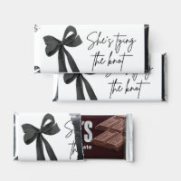 Black Bow She's Tying the Knot Bridal Shower