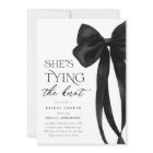 Black Bow She's Tying The Knot Bridal Shower