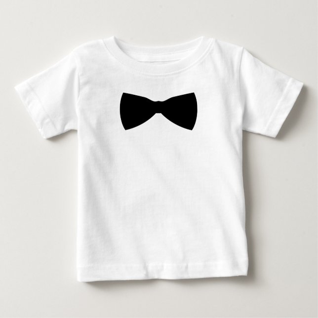 black bow tie baby T-Shirt (Front)
