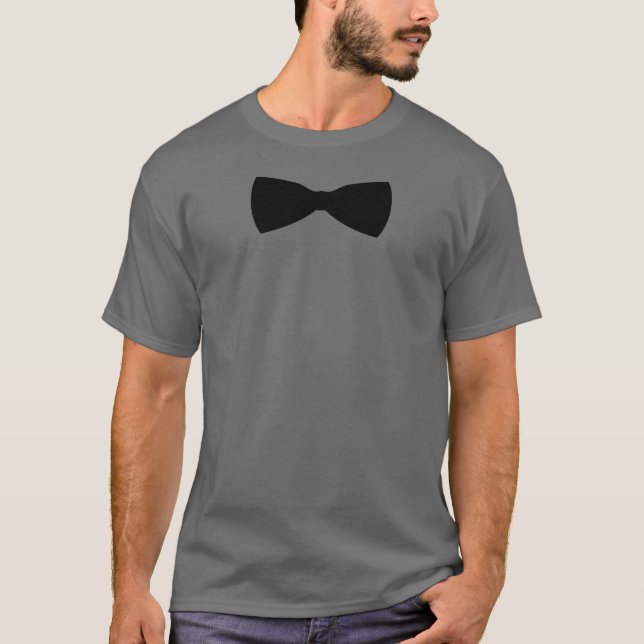 black bow tie T-Shirt (Front)