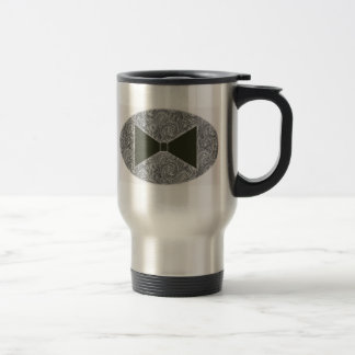 Black  Bow Tie Travel Mug