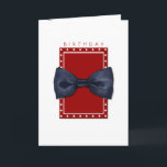 Black Bowtie Birthday Card<br><div class="desc">Colored pencil illustration of a black bow tie,  its simple,  elegant lines perfect for an invitation to a dinner party,  a Birthday card,  hello to a special male friend,  or as a gift for Father’s Day! Also matches the:</div>