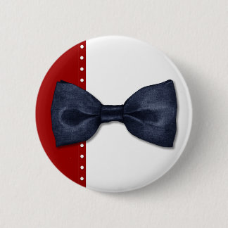 Black Bowtie Button