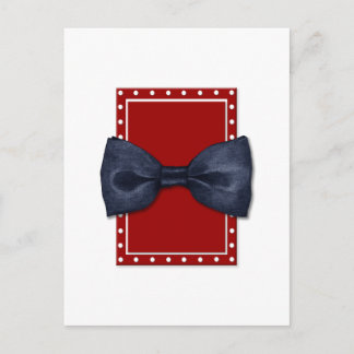 Black Bowtie Postcard