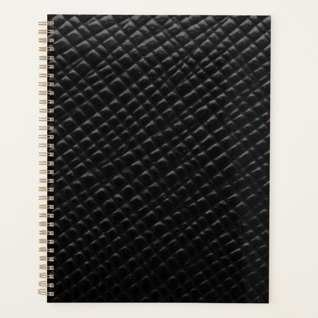 Black box leather  planner (Front)