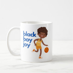 Black Boy Joy - Basketball Coffee Mug