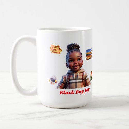 Black Boy Joy Coffee Mug
