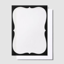Black Bracket Frame Wedding