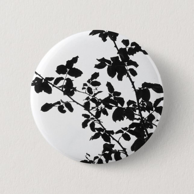 Black Branches Button (Front)