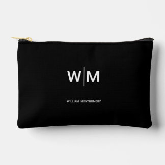 Black Branded Logo | Corporate Business Company Accessory Pouch