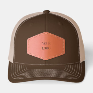 Black Branded Logo | Corporate Business Company Ba Leather Patch Hat