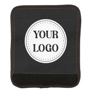 Black Branded Logo Corporate Business Company Ba Luggage Handle Wrap