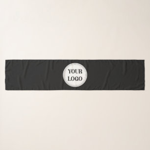 Black Branded Logo Corporate Business Company Ba Scarf