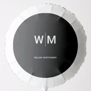 Black Branded Logo   Corporate Business Company Balloon