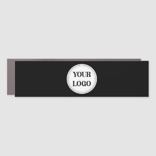 Black Branded Logo Corporate Business Company Car Magnet