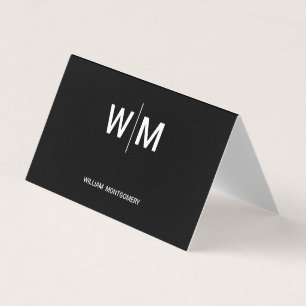Black Branded Logo   Corporate Business Company Card