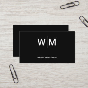 Black Branded Logo   Corporate Business Company Card