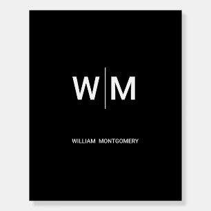 Black Branded Logo   Corporate Business Company Foam Board