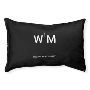 Black Branded Logo Corporate Business Company Pet Bed